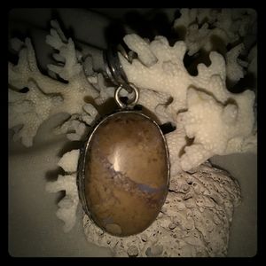 Boulder Opal Silver pendant